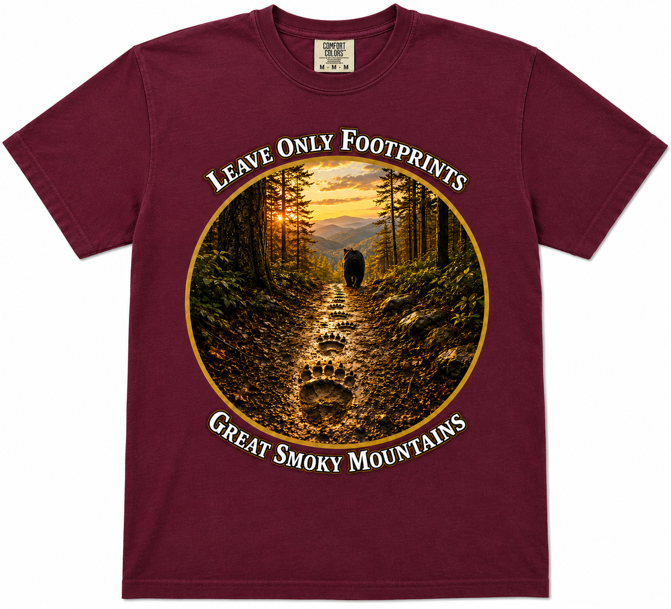 Leave only footprints - bear